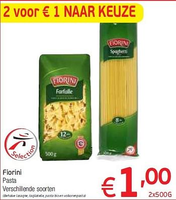 Promotions Fiorini pasta - Fiorini - Valide de 11/08/2014 à 17/08/2014 chez Intermarche