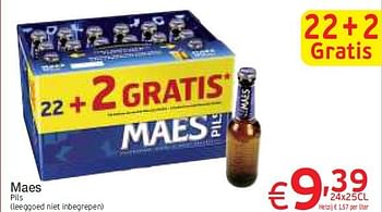 Promoties Maes pils - Maes - Geldig van 11/08/2014 tot 17/08/2014 bij Intermarche