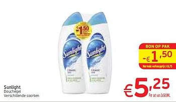 Promoties Sunlight douchegel - Sunlight - Geldig van 11/08/2014 tot 17/08/2014 bij Intermarche
