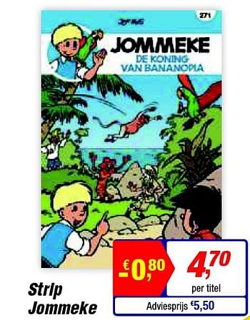Promoties Strip jommeke - Huismerk - Makro - Geldig van 13/08/2014 tot 26/08/2014 bij Makro