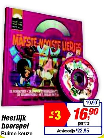 Promoties Heerlijk hoorspel - Huismerk - Makro - Geldig van 13/08/2014 tot 26/08/2014 bij Makro