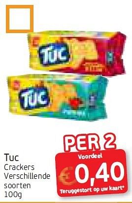 Promotions Tuc crackers - Lu - Valide de 11/08/2014 à 24/08/2014 chez Intermarche