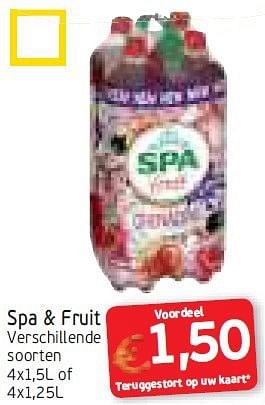 Promoties Spa + fruit - Spa - Geldig van 11/08/2014 tot 24/08/2014 bij Intermarche