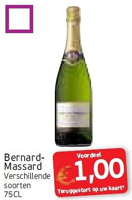 Promoties Bernard-Massard - Schuimwijnen - Geldig van 11/08/2014 tot 24/08/2014 bij Intermarche