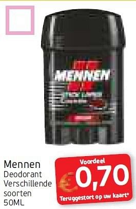 Promoties Mennen deodorant - Mennen - Geldig van 11/08/2014 tot 24/08/2014 bij Intermarche