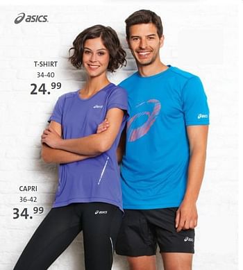 Promoties T-shirt - Asics - Geldig van 20/08/2014 tot 01/11/2014 bij Primo