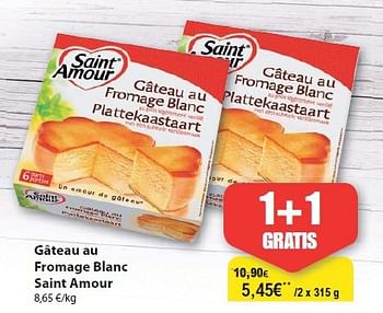 Promotion Carrefour Market Gateau Au Fromage Blanc Saint Amour Saint Amour Alimentation Valide Jusqua 4 Promobutler