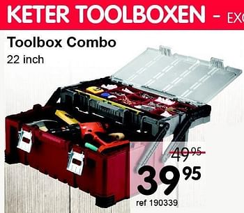 Promoties Toolbox combo - Keter - Geldig van 01/09/2014 tot 28/09/2014 bij Freetime