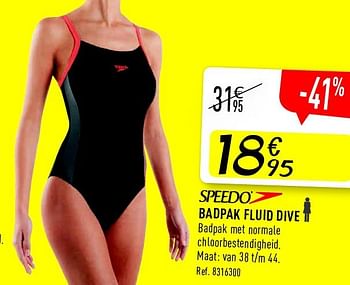 Promoties Badpak fluid dive - Speedo - Geldig van 16/08/2014 tot 13/09/2014 bij Decathlon