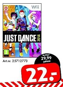 Promoties Just dance - Ubisoft - Geldig van 06/09/2014 tot 21/09/2014 bij Bart Smit