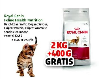 Promoties Royal canin feline health nutrition - Royal Canin - Geldig van 23/09/2014 tot 05/10/2014 bij Aveve