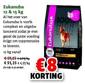 Promoties Eukanuba - Eukanuba - Geldig van 23/09/2014 tot 05/10/2014 bij Aveve