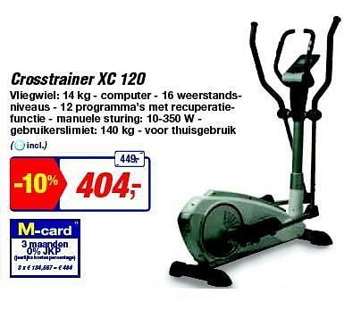 DKN Technology Crosstrainer xc 120 Promotie bij Makro