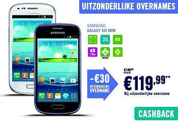 Promotions Samsung galaxy siii mini - Samsung - Valide de 29/09/2014 à 31/10/2014 chez The Phone House