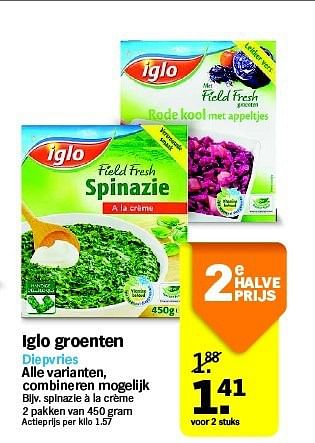 Albert Heijn Promotie Iglo Groenten Iglo Diepvries Geldig Tot 19 10 14 Promobutler