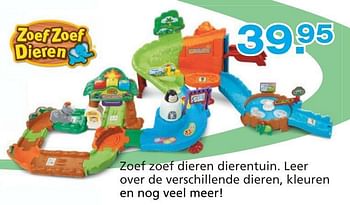 Promoties Zoef zoef dieren dierentuin. leer over de verschillende dieren - Vtech - Geldig van 10/10/2014 tot 07/12/2014 bij Unikamp
