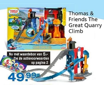 Promotions Thomas + friends the great quarry climb - Thomas & Friends - Valide de 10/10/2014 à 07/12/2014 chez Unikamp