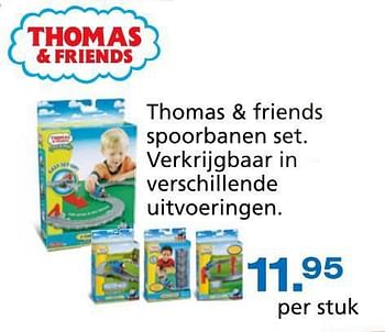 Promoties Thomas + friends spoorbanen set - Thomas & Friends - Geldig van 10/10/2014 tot 07/12/2014 bij Unikamp