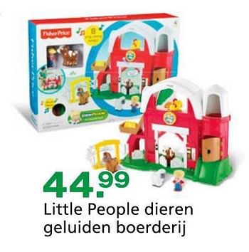 Promoties Little people dieren geluiden boerderij - Fisher-Price - Geldig van 10/10/2014 tot 07/12/2014 bij Unikamp