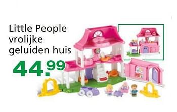 Promoties Little people vrolijke geluiden huis - Little People - Geldig van 10/10/2014 tot 07/12/2014 bij Unikamp