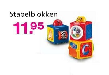 Promoties Stapelblokken - Fisher-Price - Geldig van 10/10/2014 tot 07/12/2014 bij Unikamp