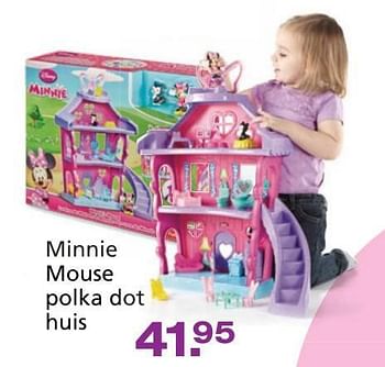 Promoties Minnie mouse polka dot huis - Disney - Geldig van 10/10/2014 tot 07/12/2014 bij Unikamp