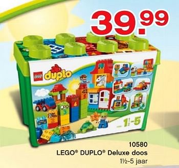 Promoties Lego duplo deluxe doos - Lego - Geldig van 10/10/2014 tot 07/12/2014 bij Unikamp