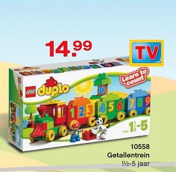 Promoties Getallentrein - Lego - Geldig van 10/10/2014 tot 07/12/2014 bij Unikamp