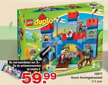 Promoties Groot koningskasteel - Lego - Geldig van 10/10/2014 tot 07/12/2014 bij Unikamp