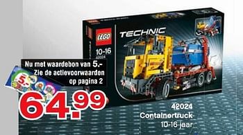 Promoties Containertruck - Lego - Geldig van 10/10/2014 tot 07/12/2014 bij Unikamp
