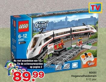 Promoties Hogesnelheidstrein - Lego - Geldig van 10/10/2014 tot 07/12/2014 bij Unikamp