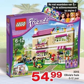 Promoties Olivia`s huis - Lego - Geldig van 10/10/2014 tot 07/12/2014 bij Unikamp