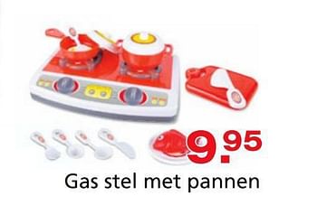 Promotions Gas stel met pannen - Produit maison - Unikamp - Valide de 10/10/2014 à 07/12/2014 chez Unikamp