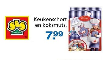 Promotions Keukenschort en koksmuts - SES - Valide de 10/10/2014 à 07/12/2014 chez Unikamp