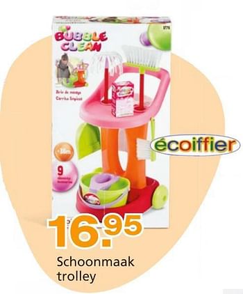 Promoties Schoonmaak trolley - Ecoiffier - Geldig van 10/10/2014 tot 07/12/2014 bij Unikamp