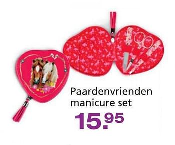 Promoties Paardenvrienden manicure set - Spiegelburg International - Geldig van 10/10/2014 tot 07/12/2014 bij Unikamp