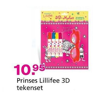 Promoties Prinses lillifee 3d tekenset - Prinses Lillifee - Geldig van 10/10/2014 tot 07/12/2014 bij Unikamp
