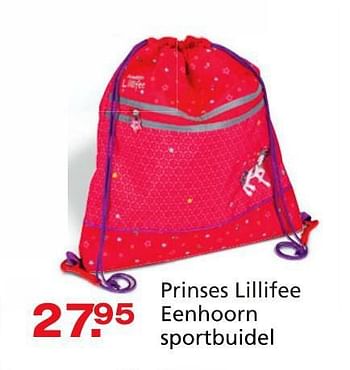 Promoties Prinses lillifee eenhoorn sportbuidel - Prinses Lillifee - Geldig van 10/10/2014 tot 07/12/2014 bij Unikamp
