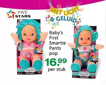 Promoties Baby`s first smartie pants pop - Huismerk - Unikamp - Geldig van 10/10/2014 tot 07/12/2014 bij Unikamp