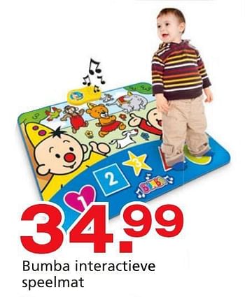 Promotions Bumba interactieve speelmat - Studio 100 - Valide de 10/10/2014 à 07/12/2014 chez Unikamp