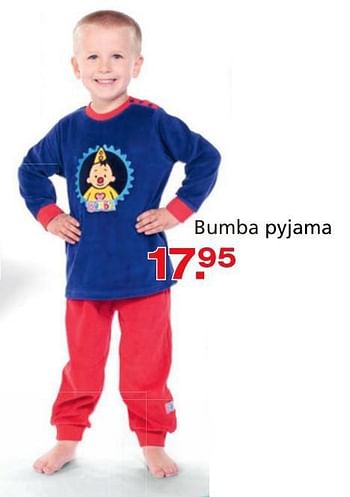 Promoties Bumba pyjama - Bumba - Geldig van 10/10/2014 tot 07/12/2014 bij Unikamp