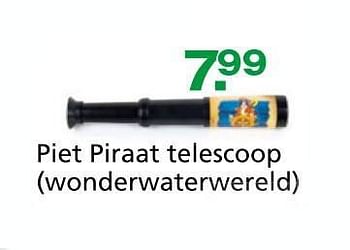 Promoties Piet piraat telescoop - Studio 100 - Geldig van 10/10/2014 tot 07/12/2014 bij Unikamp