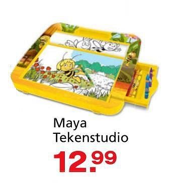 Promoties Maya tekenstudio - Studio 100 - Geldig van 10/10/2014 tot 07/12/2014 bij Unikamp