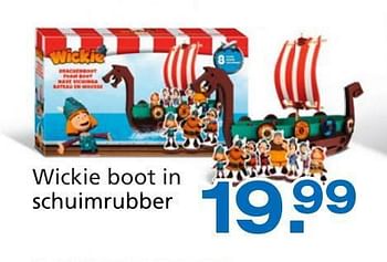 Promoties Wickie boot in schuimrubbeer - Wickie - Geldig van 10/10/2014 tot 07/12/2014 bij Unikamp