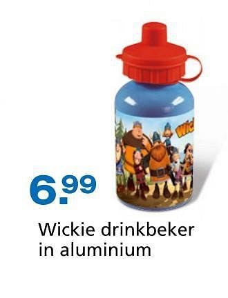 Promoties Wickie drinkbeker in aluminium - Wickie - Geldig van 10/10/2014 tot 07/12/2014 bij Unikamp