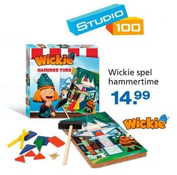 Promotions Wickie spel hammertime - Studio 100 - Valide de 10/10/2014 à 07/12/2014 chez Unikamp