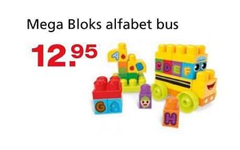 Promoties Mega bloks alfabet bus - Mega Blocks - Geldig van 10/10/2014 tot 07/12/2014 bij Unikamp