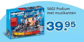 Promoties Podium met muzikanten - Playmobil - Geldig van 10/10/2014 tot 07/12/2014 bij Unikamp