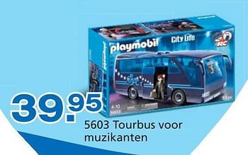 Promotions Tourbus voor muzikanten - Playmobil - Valide de 10/10/2014 à 07/12/2014 chez Unikamp