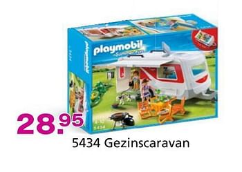 Promoties Gezinscaravan - Playmobil - Geldig van 10/10/2014 tot 07/12/2014 bij Unikamp